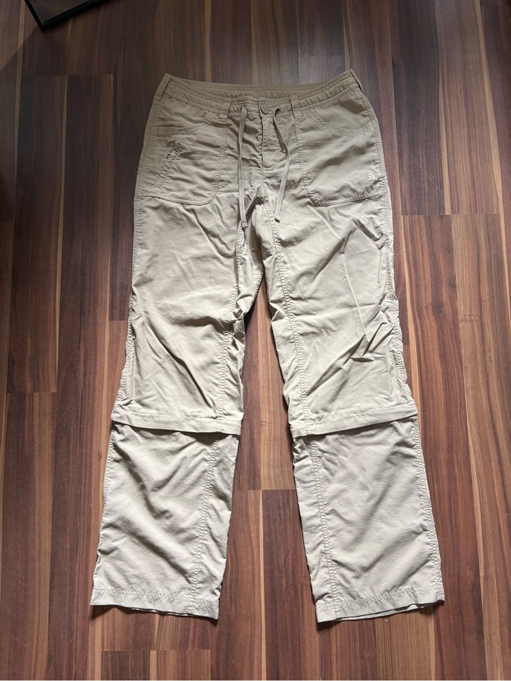 The North Face Women's Zip-Off Track Pants in Khaki/Tan